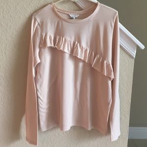 SOLD- NWT Lucky Brand long sleeve blush color